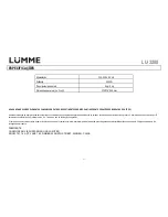 Предварительный просмотр 33 страницы Lumme LU-3208 User Manual