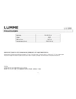 Предварительный просмотр 35 страницы Lumme LU-3208 User Manual