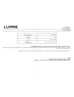 Предварительный просмотр 43 страницы Lumme LU-3208 User Manual