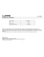 Предварительный просмотр 45 страницы Lumme LU-3208 User Manual