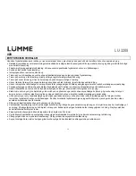 Предварительный просмотр 46 страницы Lumme LU-3208 User Manual