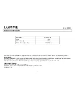 Предварительный просмотр 47 страницы Lumme LU-3208 User Manual