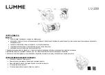 Preview for 6 page of Lumme LU-3209 User Manual