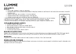 Preview for 6 page of Lumme LU-3210 User Manual