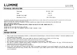 Preview for 11 page of Lumme LU-3210 User Manual