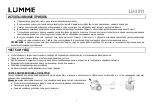 Предварительный просмотр 5 страницы Lumme LU-3211 User Manual