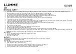 Предварительный просмотр 6 страницы Lumme LU-3215 Manual