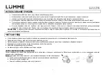 Preview for 5 page of Lumme LU-3216 User Manual