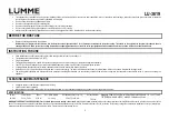 Предварительный просмотр 5 страницы Lumme LU-3619 User Manual