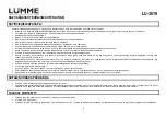 Предварительный просмотр 6 страницы Lumme LU-3619 User Manual