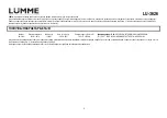 Предварительный просмотр 9 страницы Lumme LU-3626 User Manual