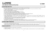 Предварительный просмотр 6 страницы Lumme LU-3628 User Manual