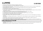 Preview for 3 page of Lumme LU-3830 Manual