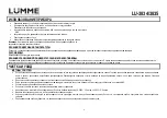 Preview for 4 page of Lumme LU-3834 User Manual