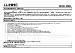 Preview for 8 page of Lumme LU-3834 User Manual