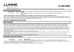 Preview for 9 page of Lumme LU-3834 User Manual