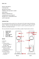 Предварительный просмотр 2 страницы LumniCleanse Standard D02 User Manual