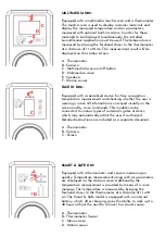 Предварительный просмотр 5 страницы LumniCleanse Standard D02 User Manual