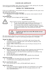 Предварительный просмотр 8 страницы LumniCleanse Standard D02 User Manual