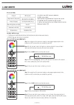 Предварительный просмотр 3 страницы Lumo LU6Z-28WI19 Manual