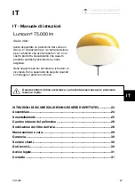 Предварительный просмотр 22 страницы Lumoon Group Lumoon 75.000 lm User Manual