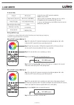 Предварительный просмотр 3 страницы Lumos LU4Z-28WI19 Manual