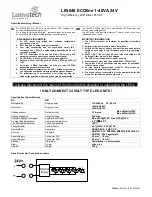 Предварительный просмотр 5 страницы Lumotech ECOline L0504 Manual