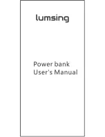 Preview for 1 page of Lumsing Grand A1 Mini User Manual