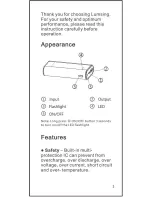 Preview for 2 page of Lumsing Grand A1 Mini User Manual