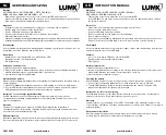 LumX HL-250 Instruction Manual preview