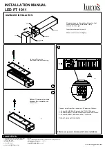 Предварительный просмотр 2 страницы lumz LED PT 1011 Installation Manual