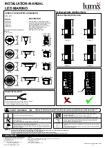 lumz MARINO A Installation Manual preview