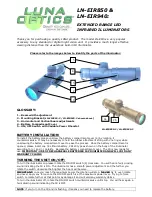 LUNA OPTICS LN-EIR850 Quick Start Manual preview