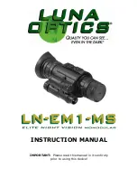 LUNA OPTICS LN-EM1-MS Instruction Manual preview