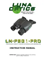 LUNA OPTICS LN-PBG1-PRO Instruction Manual preview