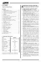 Предварительный просмотр 72 страницы Luna 20463-0305 Original Instructions Manual