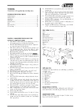 Preview for 61 page of Luna 20519-0101 Original Instructions Manual