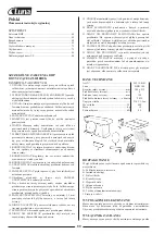 Preview for 70 page of Luna 20519-0101 Original Instructions Manual