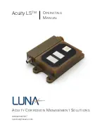 Luna Acuity LS Operating Manual preview