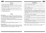 Предварительный просмотр 4 страницы Luna AHSS-16 Original Instructions Manual