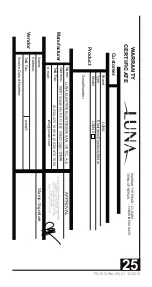 Preview for 25 page of Luna LSM Series Maintenance And User Manual