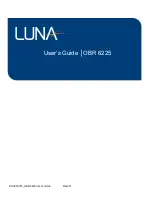 Предварительный просмотр 1 страницы Luna OBR 6225 User Manual