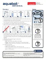 Preview for 1 page of Lunatec aquabot User Manual