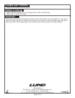 Предварительный просмотр 6 страницы Lund 26410026 Installation Instructions Manual