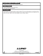 Предварительный просмотр 9 страницы Lund 26410026 Installation Instructions Manual