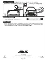 Предварительный просмотр 6 страницы Lund AVS Bugflector Installation Instructions Manual