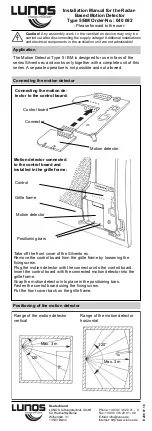 Предварительный просмотр 2 страницы Lunos 5/BM Installation Manual