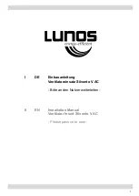 Предварительный просмотр 1 страницы Lunos Silvento V AC Installation Manual