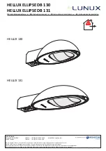 Lunux HELLUX ELLIPSE DB 130 Instruction Manual предпросмотр