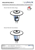 Lunux HELLUX PILZ 401-5 Series Instruction Manual preview